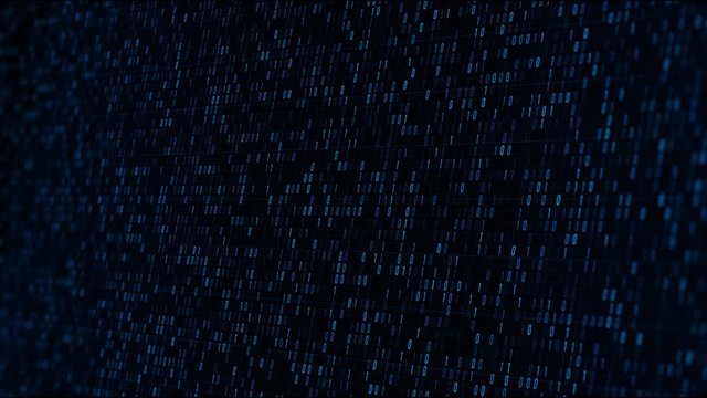 Binary code numbers background