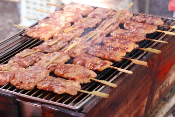 pork roast on street food