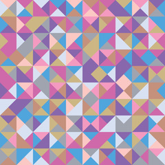 Fototapeta premium Seamless Pattern with Triangle Shapes of Different colors