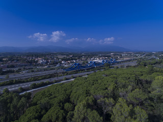 structure train high velocity transport in catalonia