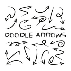 doodle and sketch arrows