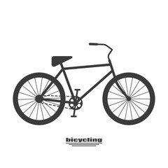 Simple bike icon for your design. 10 eps