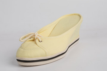 women shoe with white background