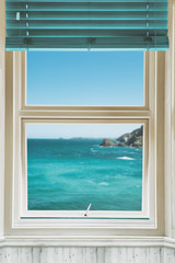 Window Overlooking The Ocean