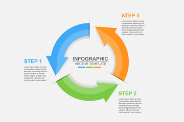 Timeline infographics design vector and marketing icons can be used for workflow layout, diagram, annual report, web design. Business concept with 3 options, steps or processes