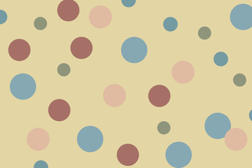 Different color circles. Simply geometric pattern. Copy space for your logo text and design. Abstract background