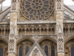 Obraz premium Image of beautiful stone old architecture of Great Britain. Concept: travel to England.