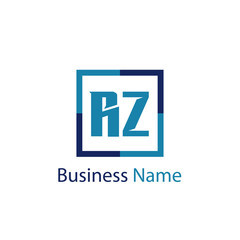Obraz premium Initial Letter RZ Logo Template Design