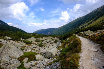 hiking trail in tatra mountains in Slovakia © Martins Vanags