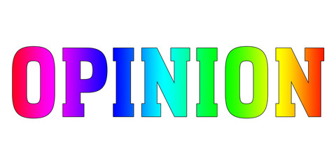 Opinion Rainbow Logo banner