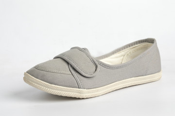 women shoe with white background