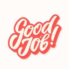 Good job banner. © Alex Gorka