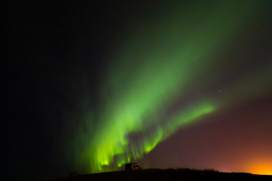 The Northern Light Aurora borealis Iceland