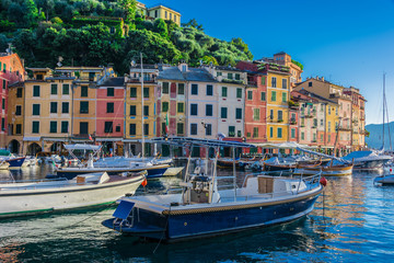 Fototapeta na wymiar Picturesque fishing village Portofino, Liguria, Italy