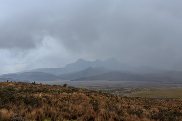 View on the strato vulcano cotopaxi, ecuado