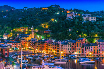 Naklejka premium Picturesque fishing village Portofino, Liguria, Italy