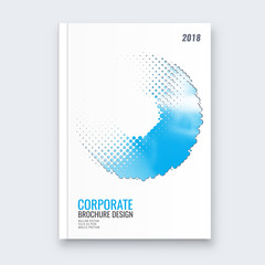 Abstract flyer design background. Brochure template.