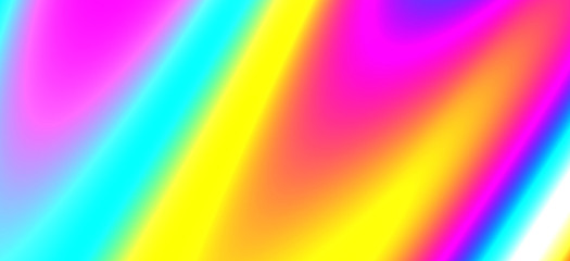 Bright background in the colors of the rainbow. 3d rendering