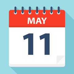 Fototapeta premium May 11 - Calendar Icon