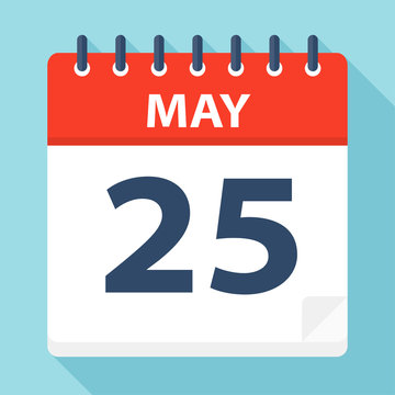 May 25 - Calendar Icon