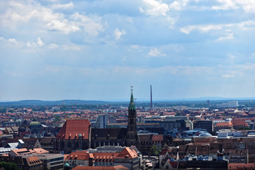 Fototapeta na wymiar Sunny day in Nuremberg