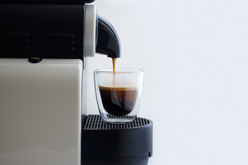 fresh hot coffee for breakfast