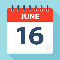 June 16 - Calendar Icon