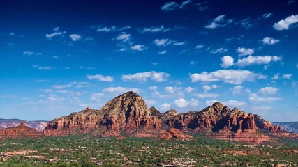 Magnificent Red Rocks and City of Sedona, Arizona