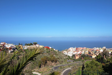 Vista aérea de Los Realejos, Tenerife, España