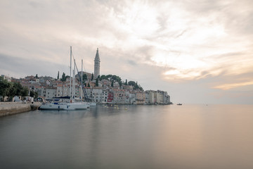 Rovinj Hafenblick