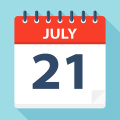 July 21 - Calendar Icon
