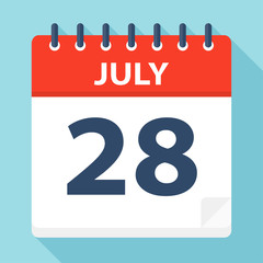July 28 - Calendar Icon