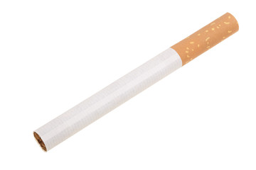 The cigarette isolated on a white background