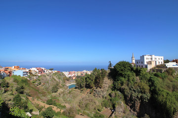 Vista aérea de Los Realejos, Tenerife, España