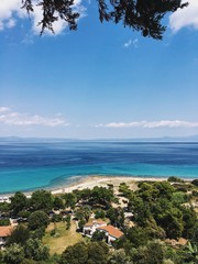 Naklejka premium view of the island