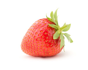 Strawberry isolated on white background.