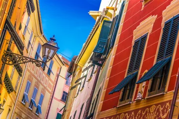 Keuken foto achterwand Liguria Architectuur van Sestri Levante, Ligurië, Italië