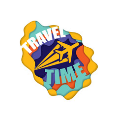 Cut paper travel wallpaper