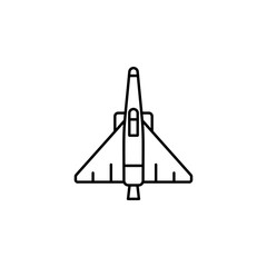 Smart spaceship icon. Element of future technology icon for mobile concept and web apps. Thin line Smart spaceship icon can be used for web and mobile