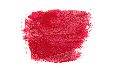 Red ink background painted by brush.