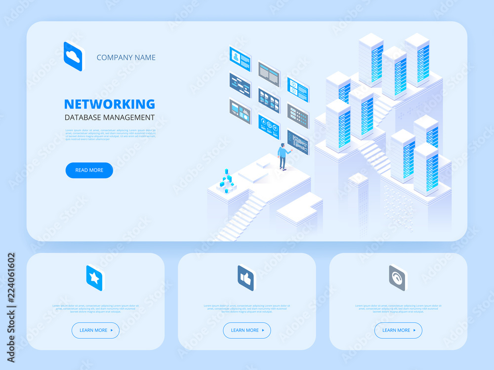Poster database management. header for landing page.