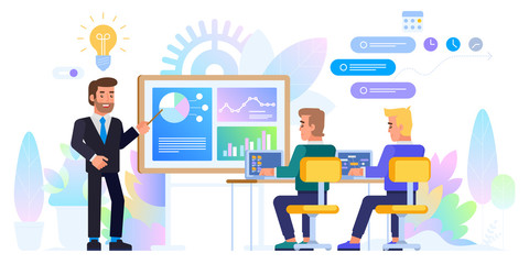 Business meeting concept. Brainstorming.