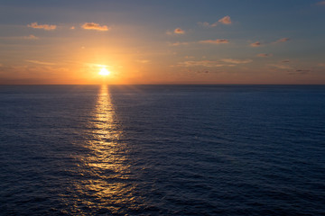 Sunset over the Atlantic