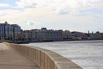 Embankment Of St. Petersburg.