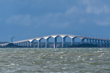 Bridge with bad weather coming up © olandsfokus