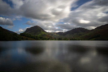 Hay Stacks and lake Buttermere in England 