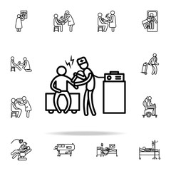 carbon therapy icon. Hospital icons universal set for web and mobile