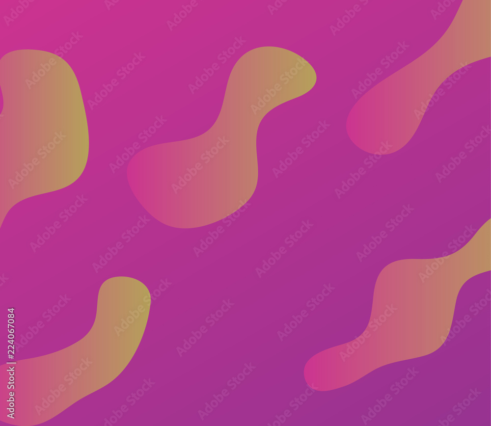 Poster colorful geometric background. liquid, flow, fluid background. fluid 3d shapes composition. modern a