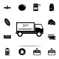 food delivery machine icon. market icons universal set for web and mobile