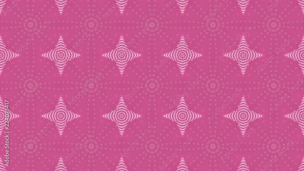 Poster abstract background of geometric patterns. kaleidoscope effect. 3D rendering